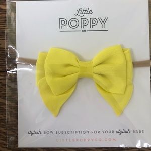 Little Poppy Co Yellow bow